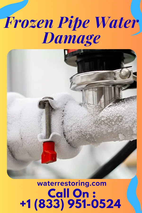 Frozen Pipe Water Damage in Frizzleburg, PA